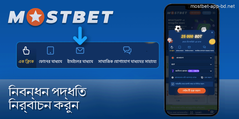 Mostbet অ্যাপে কীভাবে নিবন্ধন করবেন তা চয়ন করুন